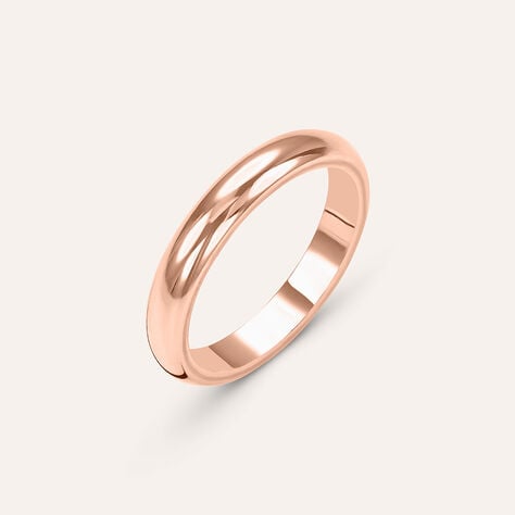 Fede Classica 3.5 mm Oro Rosa - Anelli con Incisione Unisex | Stroili