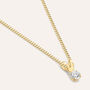 Pendente Punto Luce Po&egrave;me Oro Giallo Cubic Zirconia