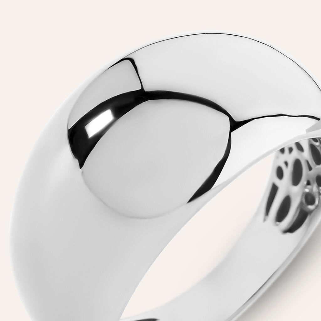 Anello Fascia Desideria Argento Nobile Rodiato