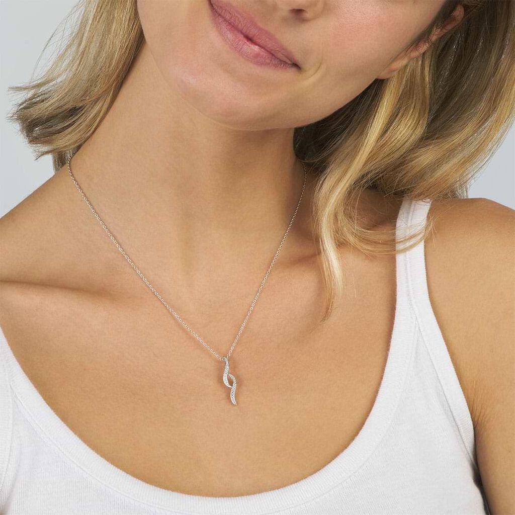 Collana Silver Shine Argento Rodiato Cubic Zirconia - Collane Donna | Stroili