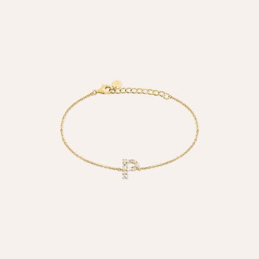 Bracciale Silver Glow Argento Dorato Cubic Zirconia