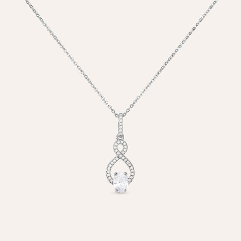 Collana Silver Elegance Argento Rodiato Cubic Zirconia - Collane Donna | Stroili
