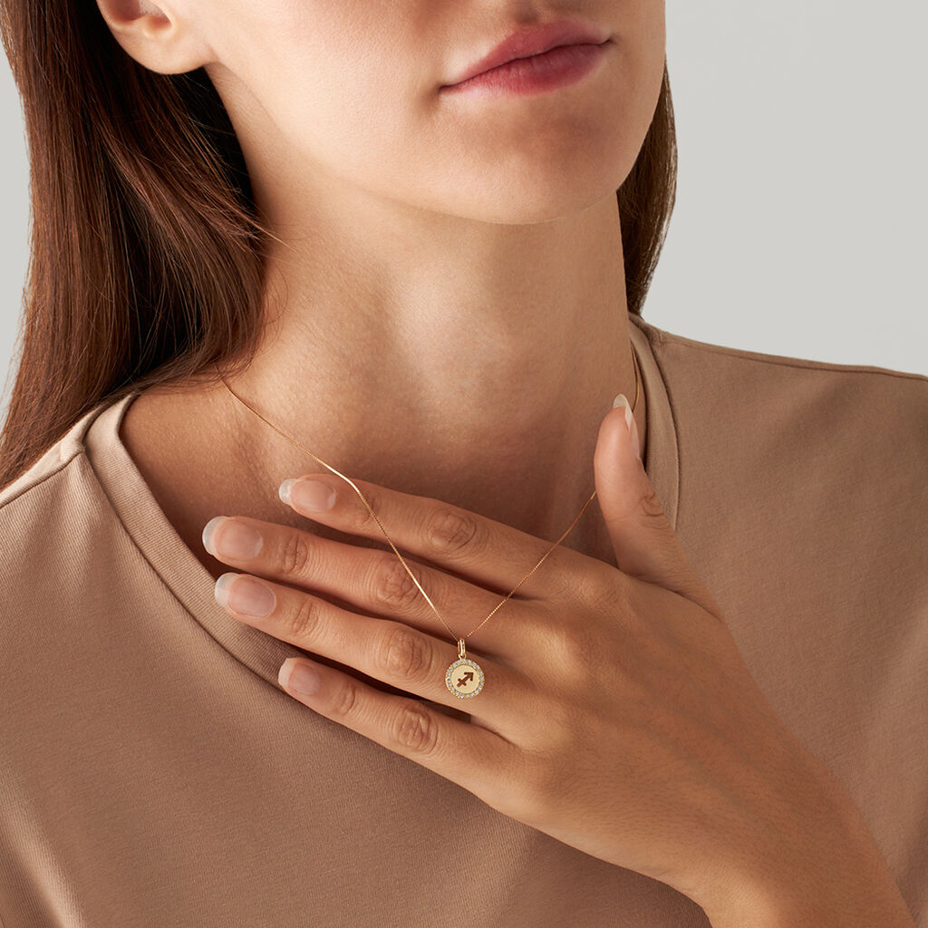 Pendente Poème Oro Giallo Cubic Zirconia - Ciondoli Donna | Stroili