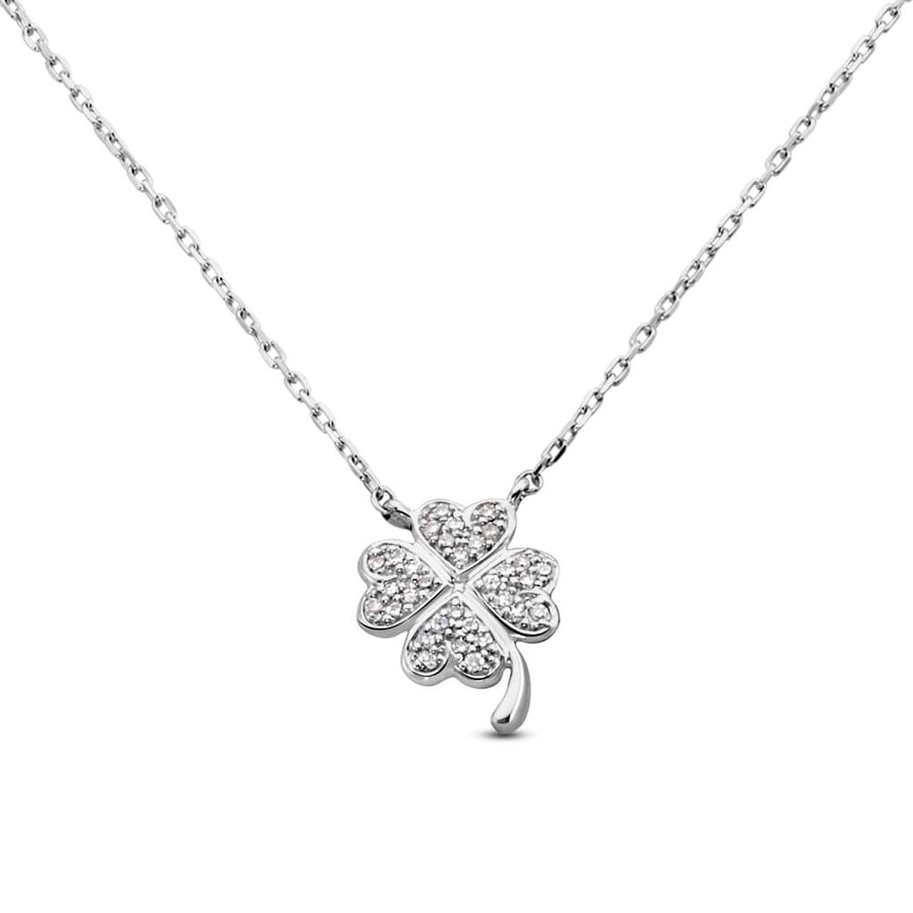 Collana Sophia Oro Bianco Diamante - Collane Donna | Stroili