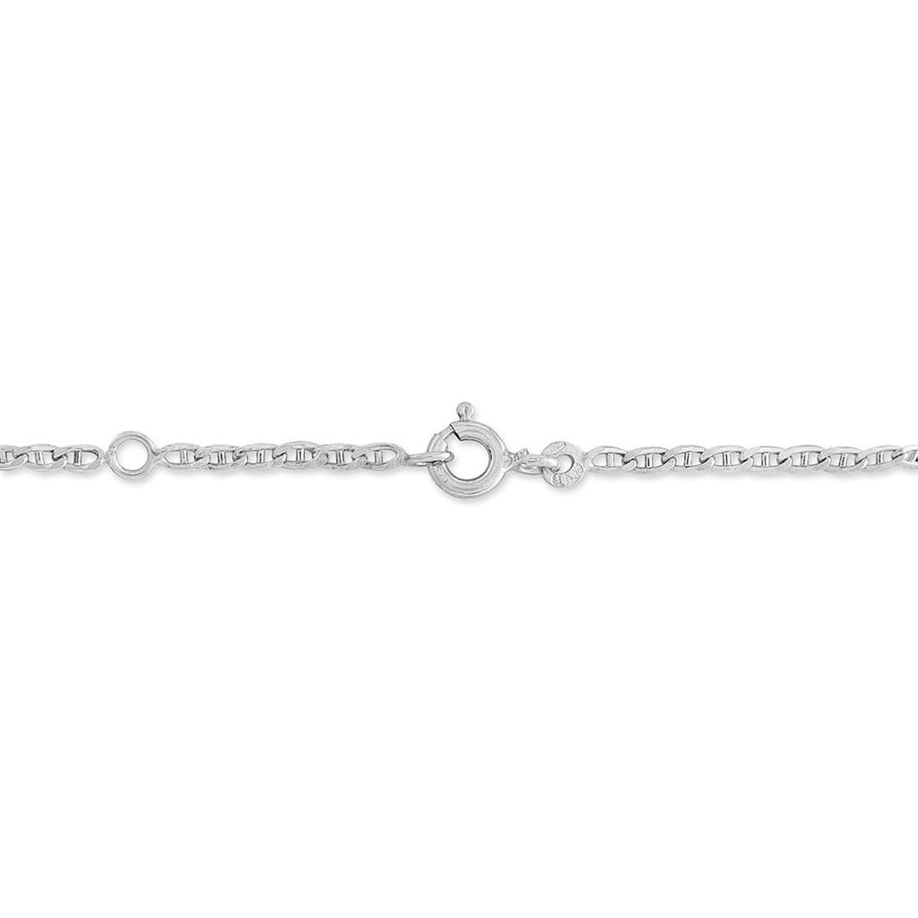 Bracciale Con Targhetta Holy Oro Bianco - Bracciali Bambino | Stroili