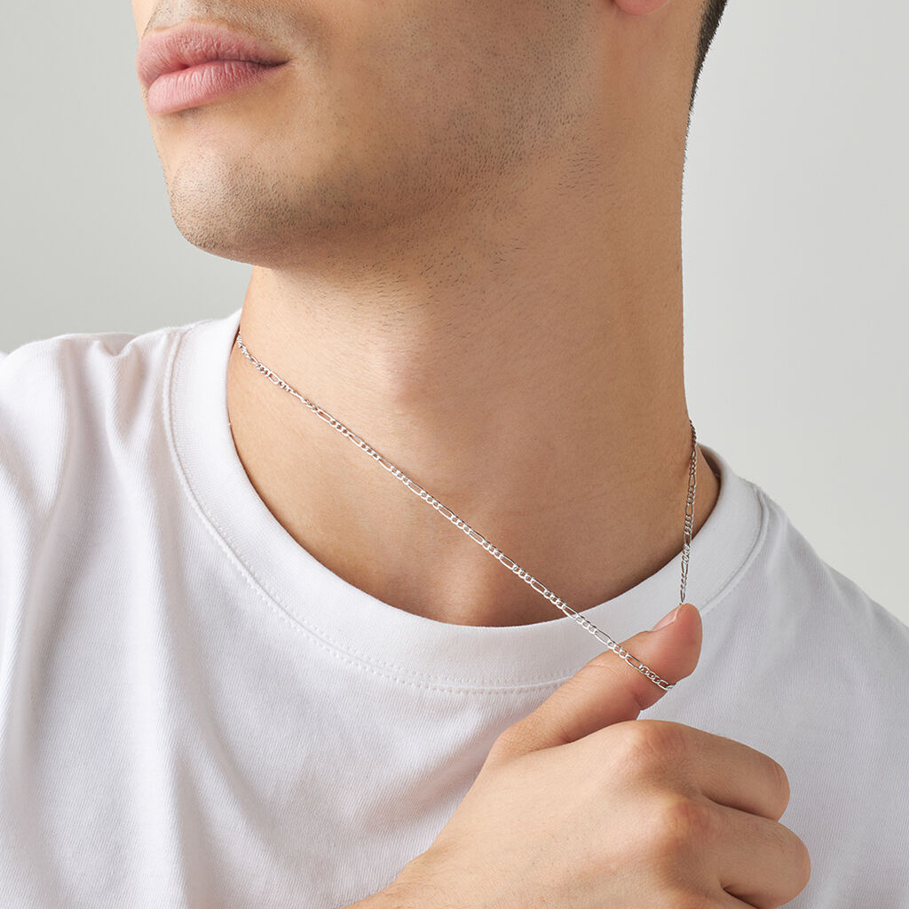 Catena L'homme Or Oro Bianco - Collane Catena Uomo | Stroili