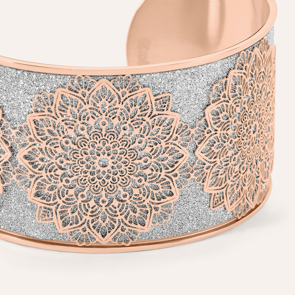 Bangle Lady Shine Acciaio Rosa - Bracciali Rigidi Donna | Stroili