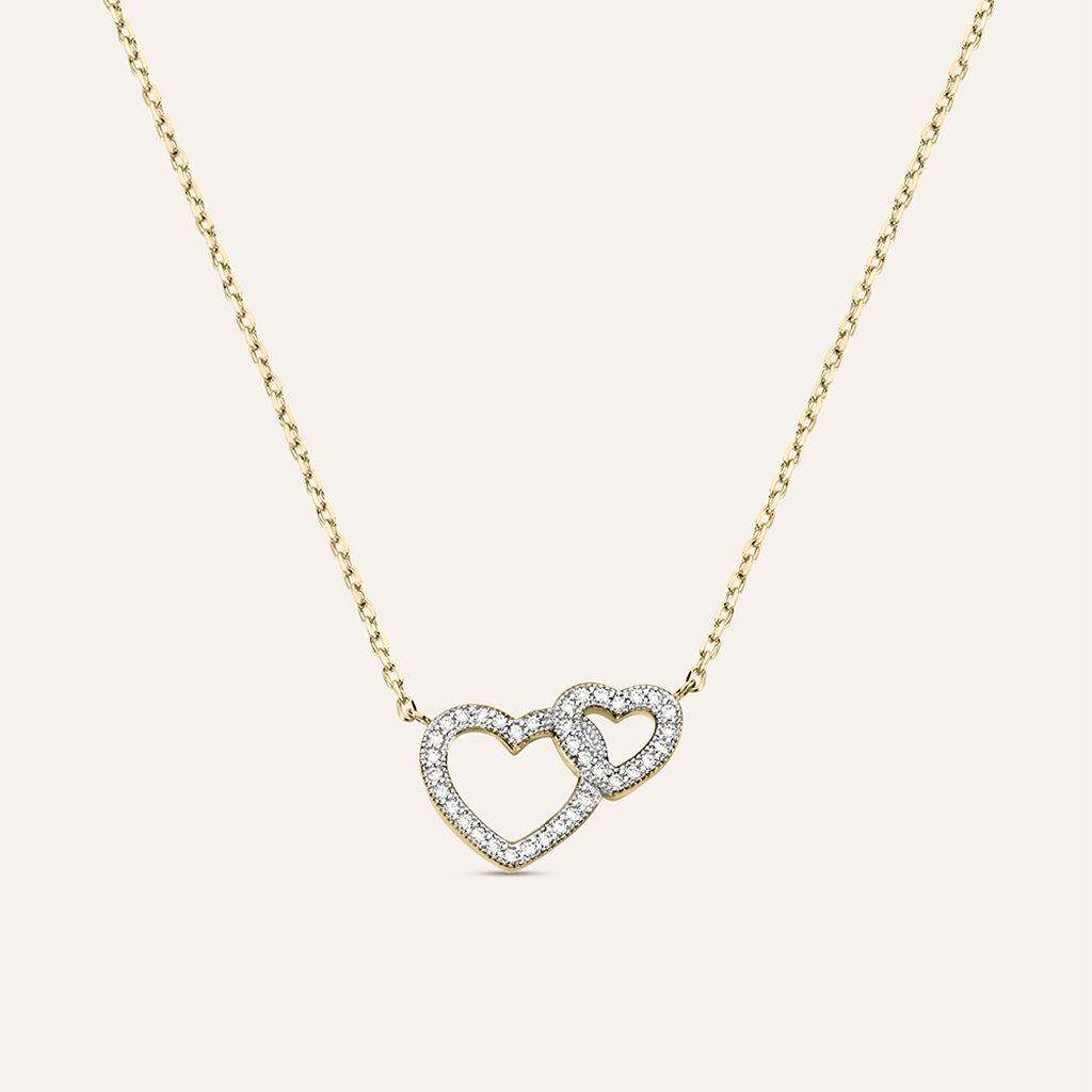 Collana Golden Dream Placcato Oro Giallo Cubic Zirconia