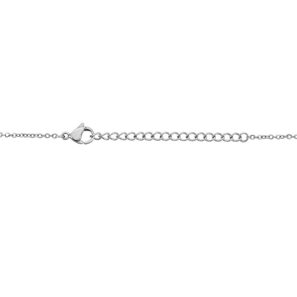 Collana in acciaio bicolore e strass con charm Cuore - Collane Donna | Stroili