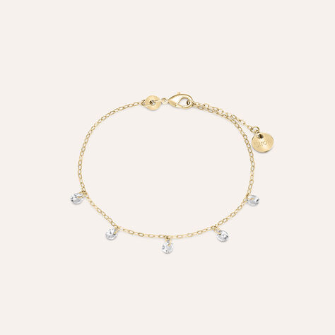 Bracciale Multi Punto Luce Golden Dream Placcato Oro Giallo Cubic Zirconia - Bracciali Amicizia Donna | Stroili