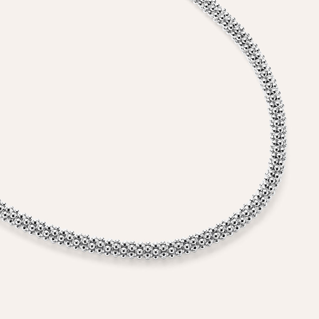 Catena Silver Collection Argento Rodiato - Collane Catena Donna | Stroili