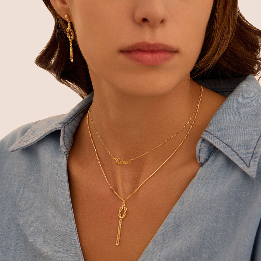Collana Elena Gold Names Oro Giallo