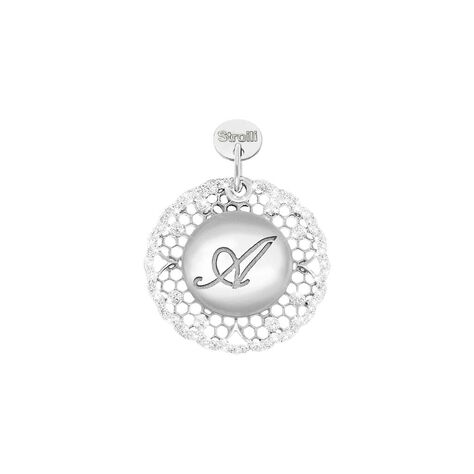 Charm in argento rodiato e glitter - Charms Donna | Stroili