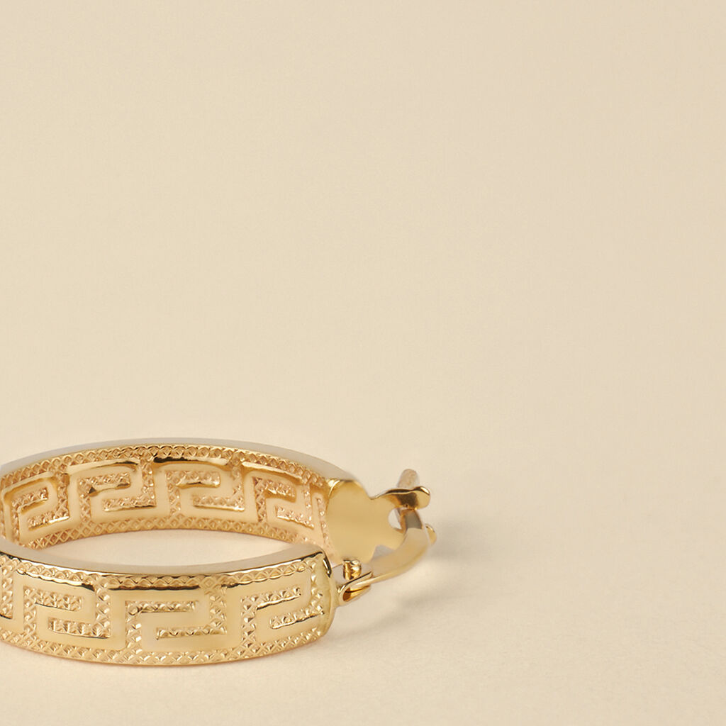 Orecchini A Cerchio Toujours Oro Giallo