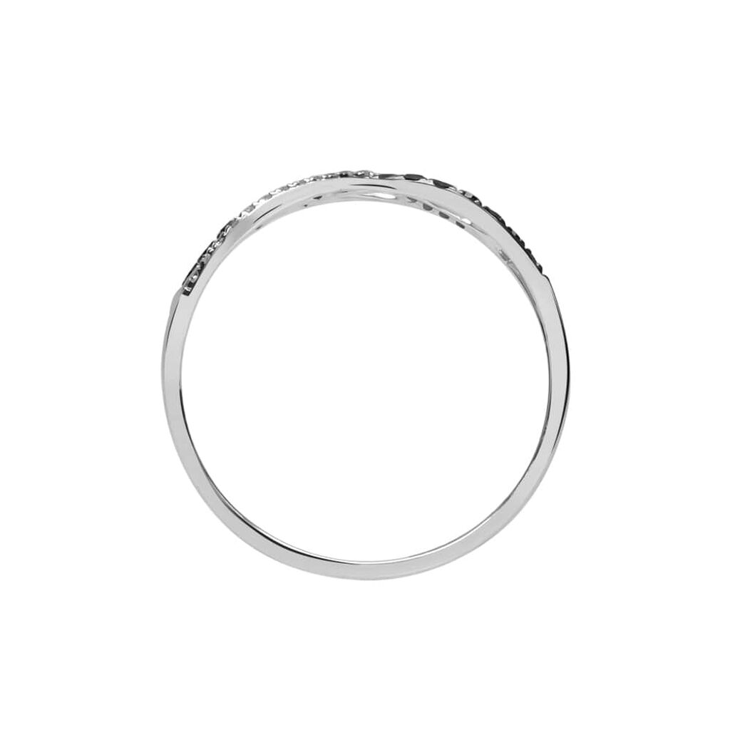 Anello Fascia Sophia Oro Bianco Diamante