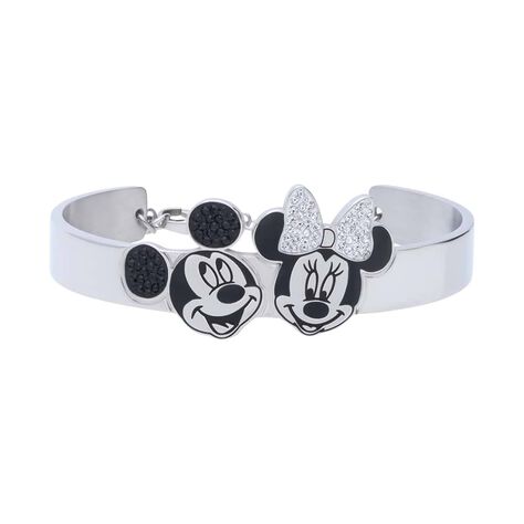 Bangle Mickey Mouse & Friends Acciaio Cristallo - Bracciali Rigidi Donna | Stroili