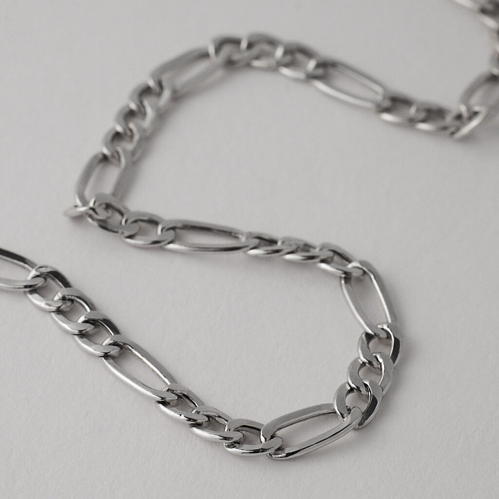 Bracciale Catena L'homme Or Oro Bianco - Bracciali Uomo | Stroili