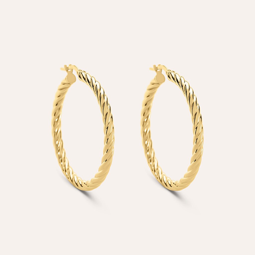 Orecchini A Cerchio Toujours Oro Giallo