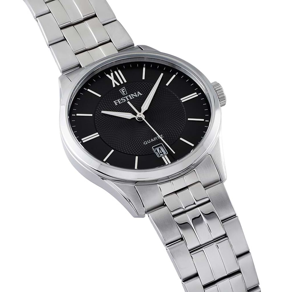 Orologio Al Quarzo Festina Acero Classico F20425/3 - Orologi con Datario Uomo | Stroili