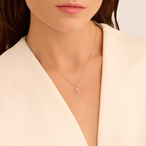 Pendente Sophia Oro Bianco Diamante - Ciondoli Donna | Stroili