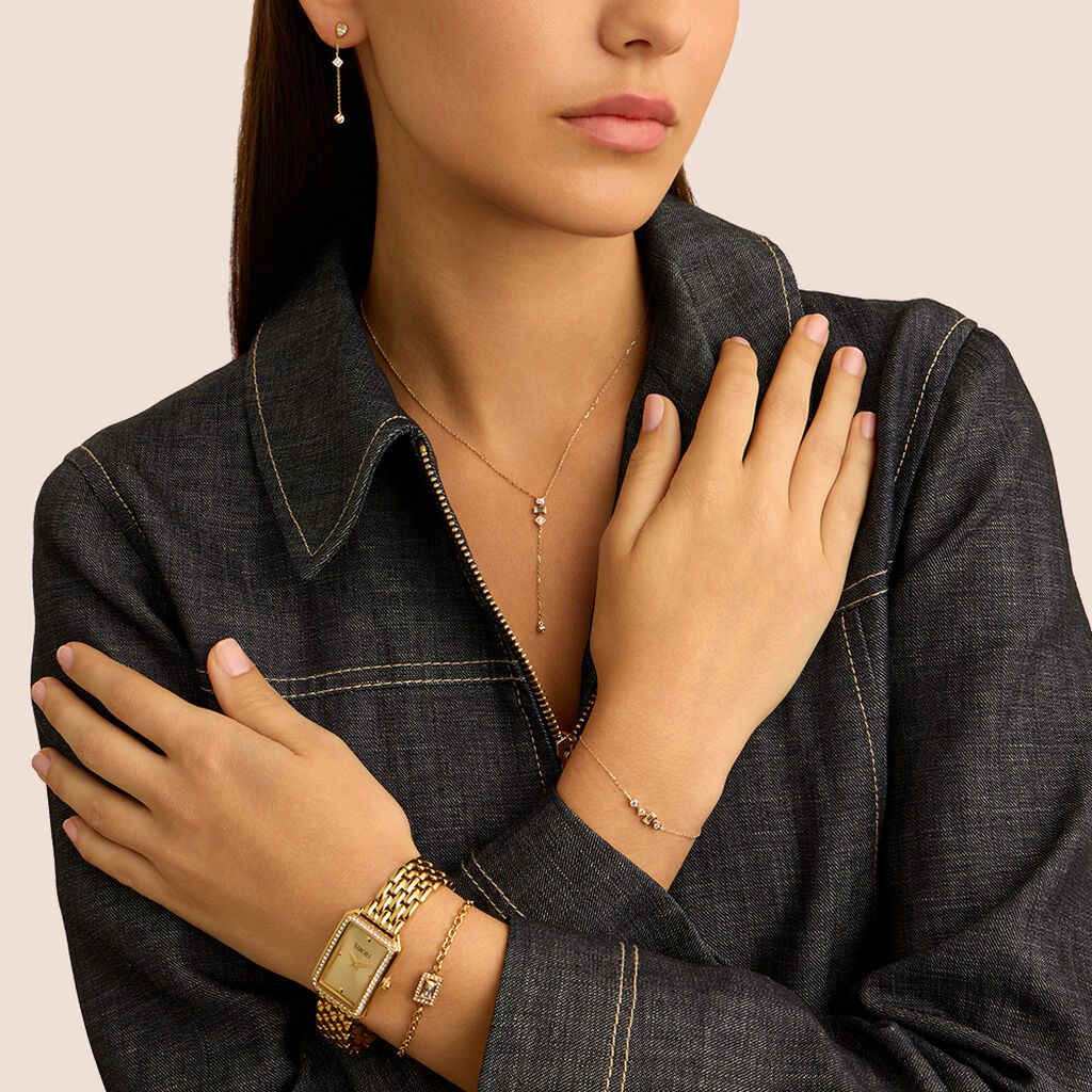 Collana Claire Oro Giallo Cubic Zirconia