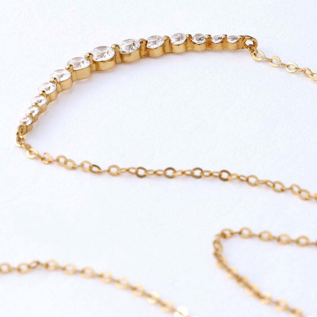 Collana Claire Oro Giallo Cubic Zirconia - Collane Donna | Stroili