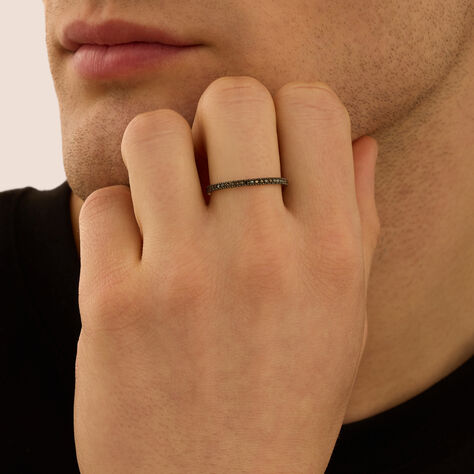 Anello Eternity L'homme Or Oro Bianco Spinello - Anelli Eternity Uomo | Stroili