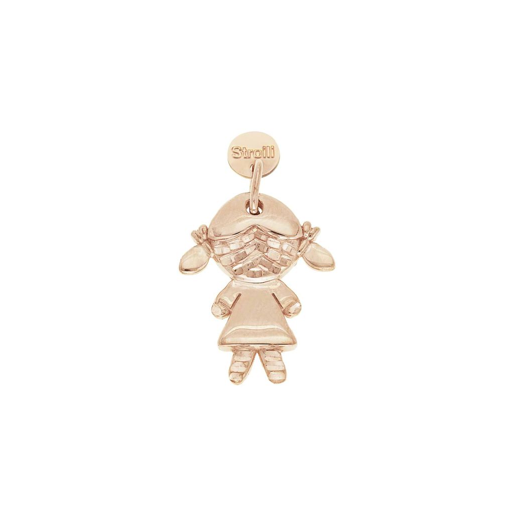 Pendente Love Beats Argento Rosa