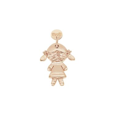 Pendente Love Beats Argento Rosa