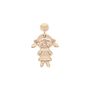 Pendente Love Beats Argento Rosa