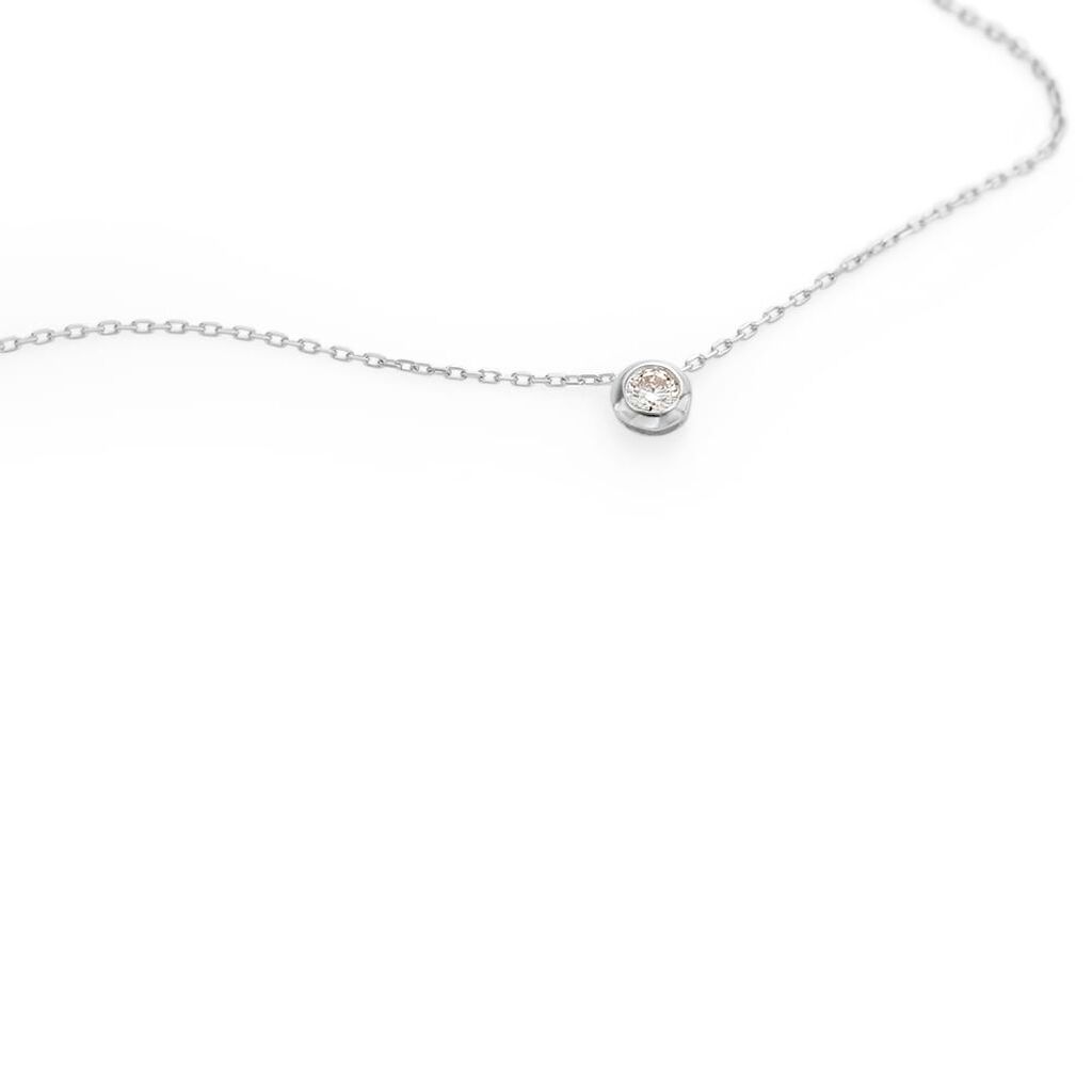 Collana Punto Luce Grace Oro Bianco Diamante - Collane Punto Luce Donna | Stroili