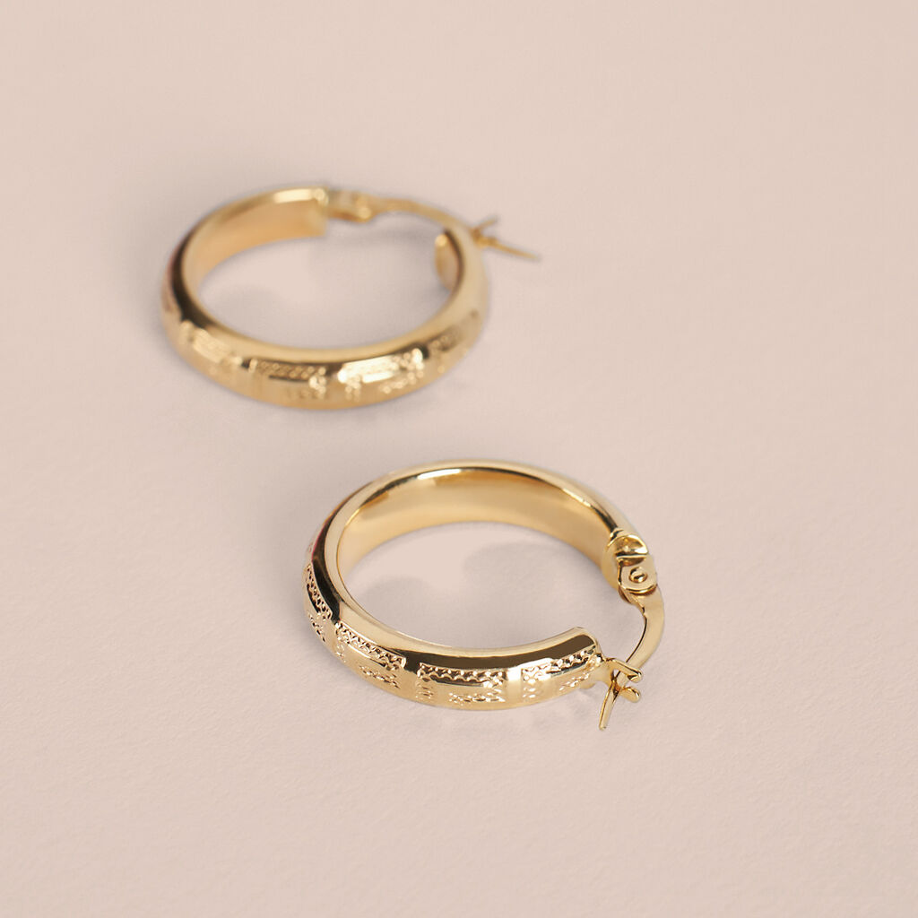 Orecchini A Cerchio Toujours Oro Giallo