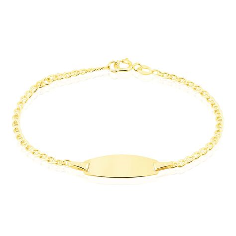 Bracciale Con Targhetta Holy Oro Giallo - Bracciali con Incisione Bambino | Stroili