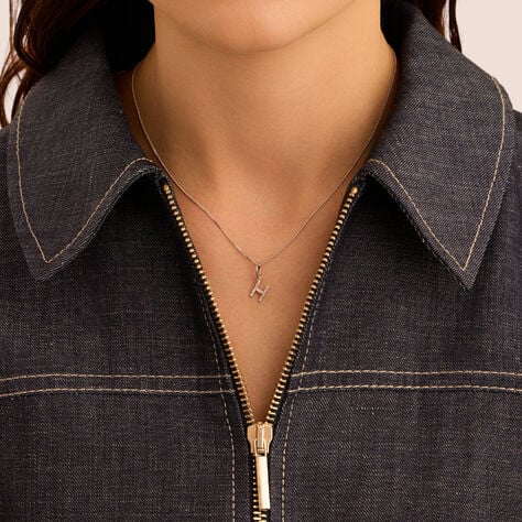 Pendente Sophia Oro Bianco Diamante - Ciondoli Donna | Stroili