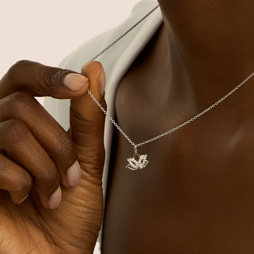 Collana Silver Moments Argento Rodiato Cubic Zirconia