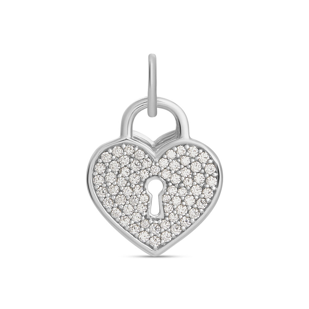 Pendente Love Beats Argento Rodiato Cubic Zirconia - Ciondoli Donna | Stroili