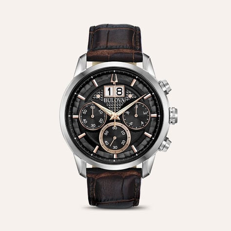 Orologio Al Quarzo Bulova Sutton 96b311 - Orologi con Datario Uomo | Stroili