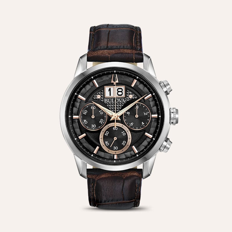 Orologio Al Quarzo Bulova Sutton 96b311 - Orologi con Datario Uomo | Stroili