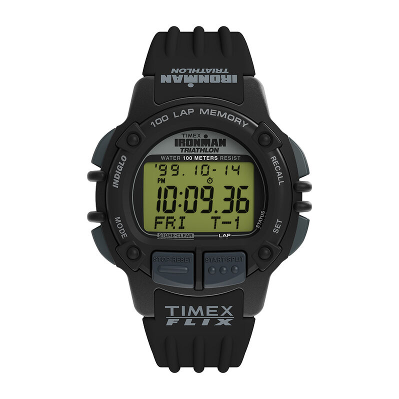 Orologio Al Quarzo Timex Ironman Flix 100 Tw5m63000 - Orologi con Datario Uomo | Stroili