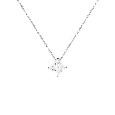 Collana Punto Luce Silver Elegance Argento Rodiato Cubic Zirconia