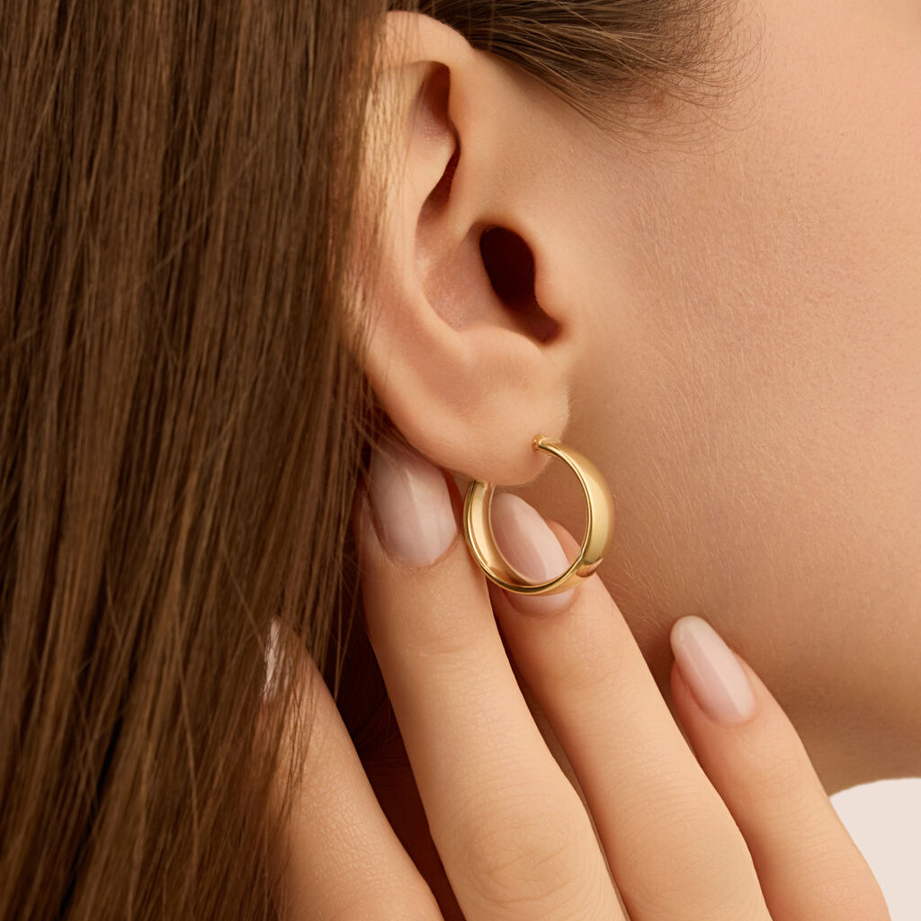 Orecchini A Cerchio Toujours Oro Giallo - Orecchini a Cerchio Donna | Stroili