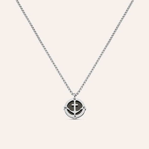 Collana Man Code Acciaio Bicolore Bianco / Nero - Collane Uomo | Stroili