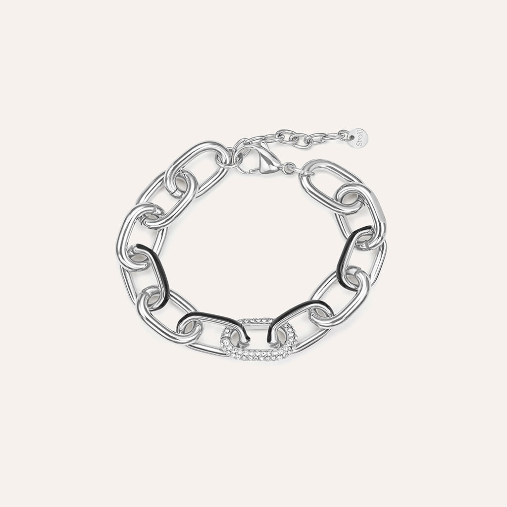 Bracciale Catena Lady Sweet Acciaio Cristallo