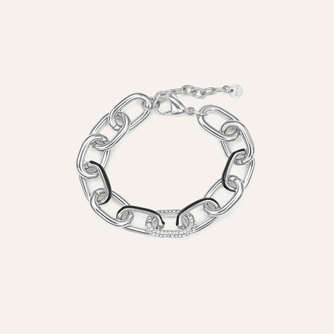 Bracciale Catena Lady Sweet Acciaio Cristallo - Bracciali Donna | Stroili