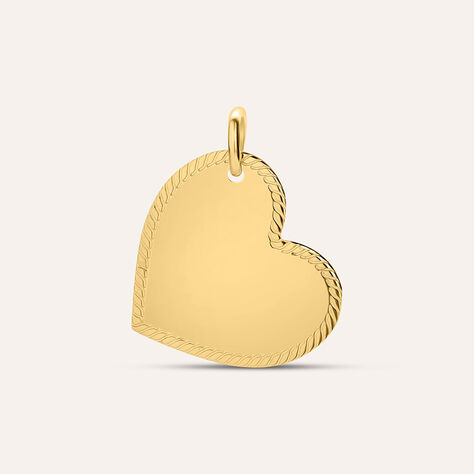 Pendente Poème Oro Giallo - Ciondoli con Incisione Donna | Stroili