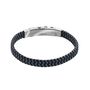 Bracciale in acciaio e corda