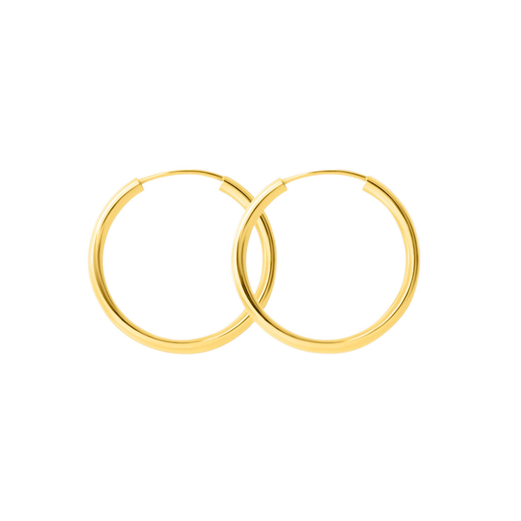 Orecchini A Cerchio Toujours Oro Giallo - Orecchini a Cerchio Donna | Stroili
