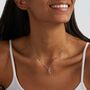 Collana Rosario Silver Soul Argento Bicolore Bianco / Rosa