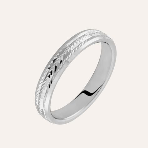 Anello Fedina Silver Collection Argento Rodiato - Anelli con Incisione Unisex | Stroili