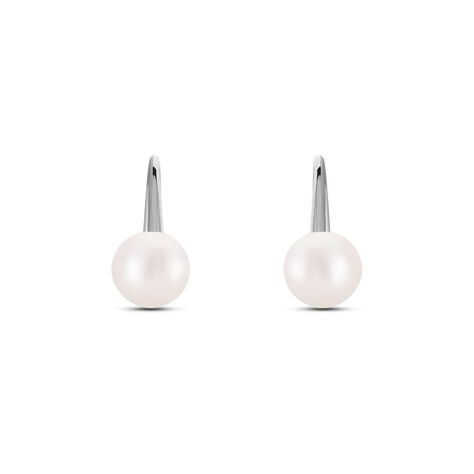 Orecchini Pendenti Gabrielle Oro Bianco Perla D'Acqua Dolce - Orecchini Pendenti Donna | Stroili
